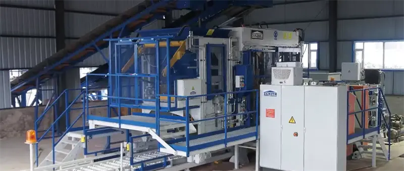 আফ্রিকায় একটি সম্পূর্ণ স্বয়ংক্রিয় মাল্টি-লেয়ার কংক্রিট ইন্টারলকিং ইট উৎপাদন প্রকল্প চালু করা হয়েছে।